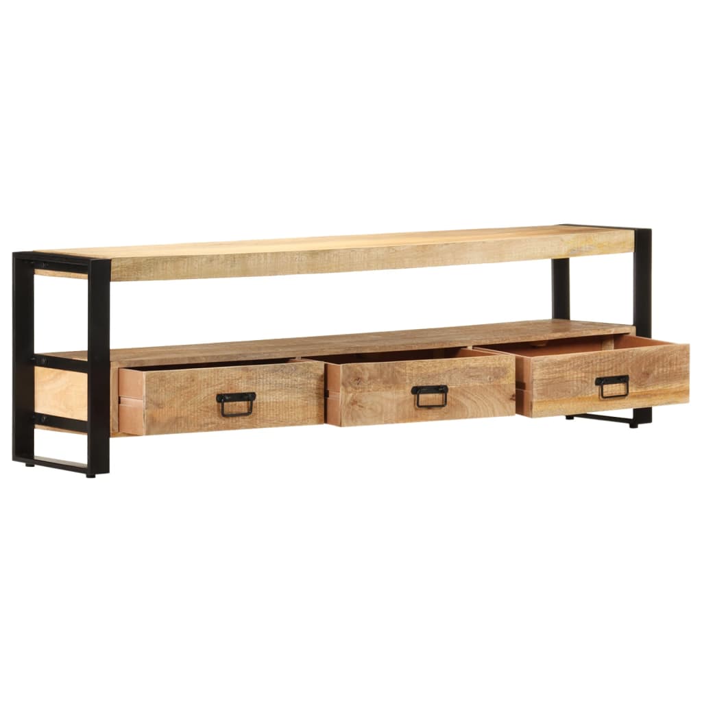 Armoire TV 150 x bois de mangue massif