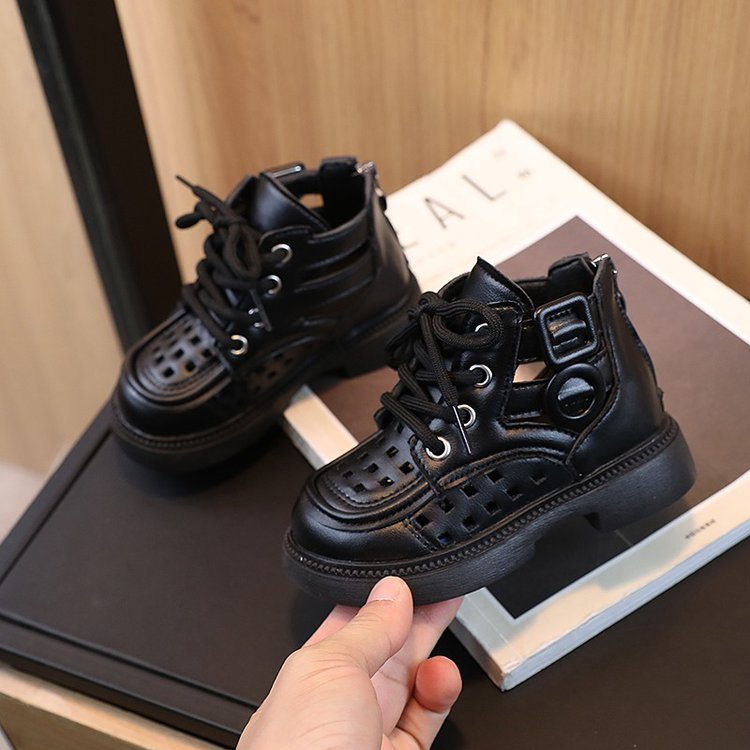 Printemps été britannique style mi-calf Sandales pour garçons filles