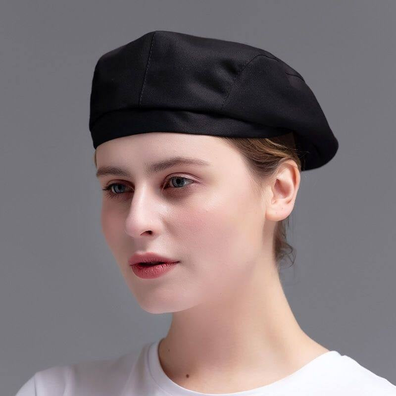 Beret de travail respirant pour le personnel de cuisine et salle à manger