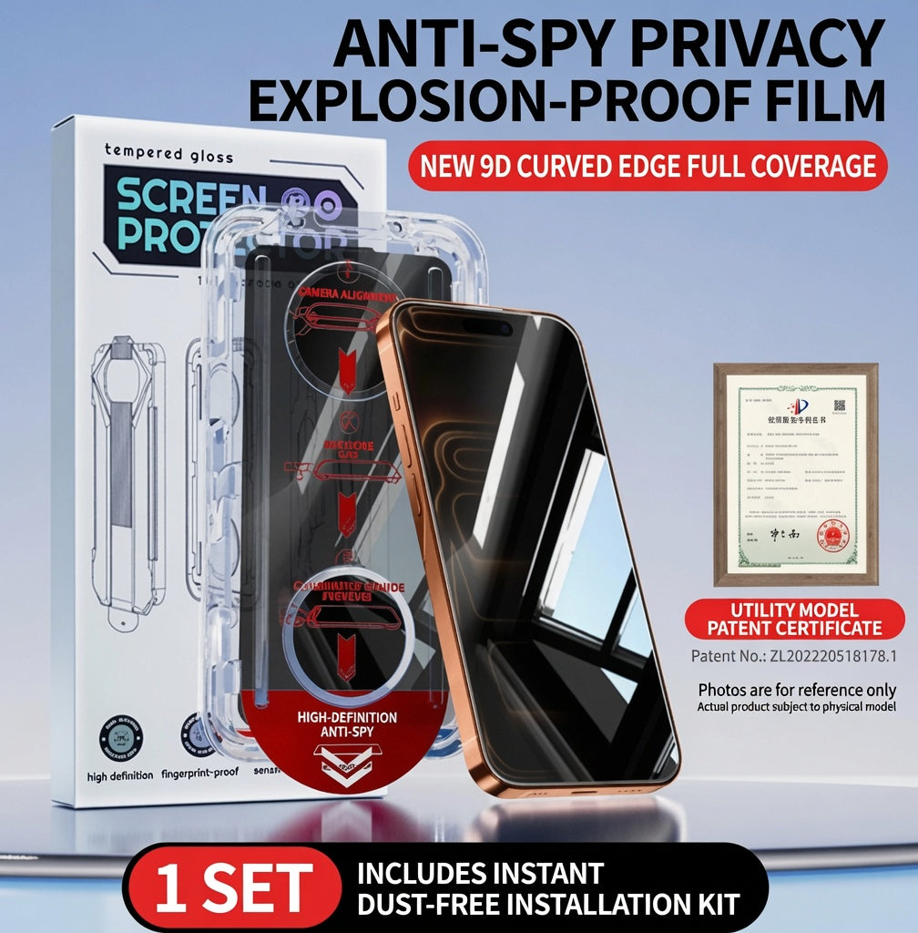 Dust-free tempered glass screen protector