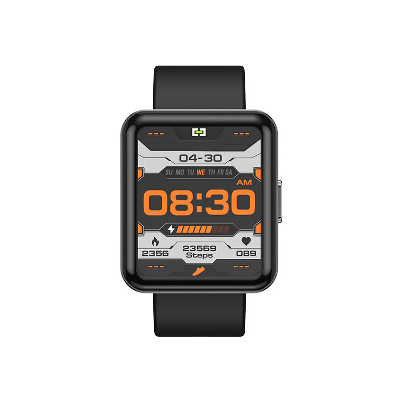 Bracelet de sport Bluetooth intelligent Fréquence cardiaque en temps réel Blood Oxygène Corps Alarme de température W