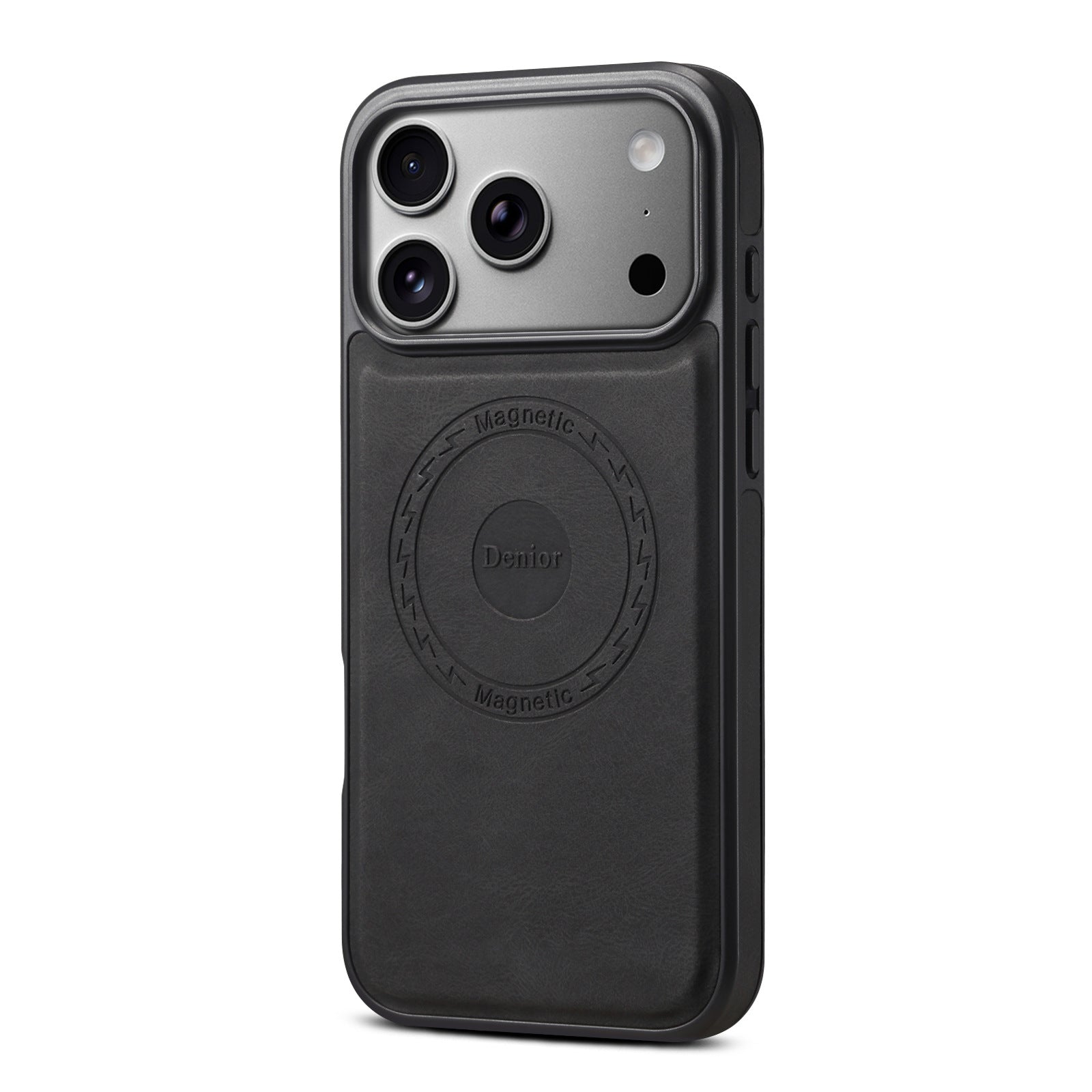 Protecteur de boîtier de téléphone magnétique à texture peau