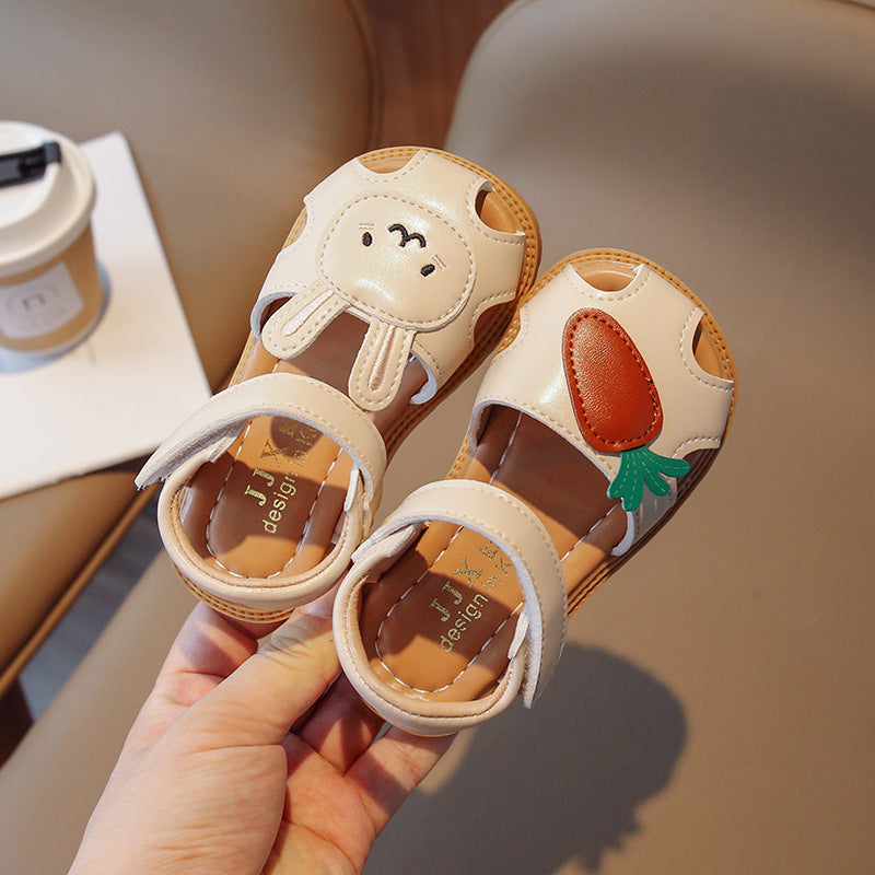 Personnalité de mode Carotte Lapin Sandales pour les filles