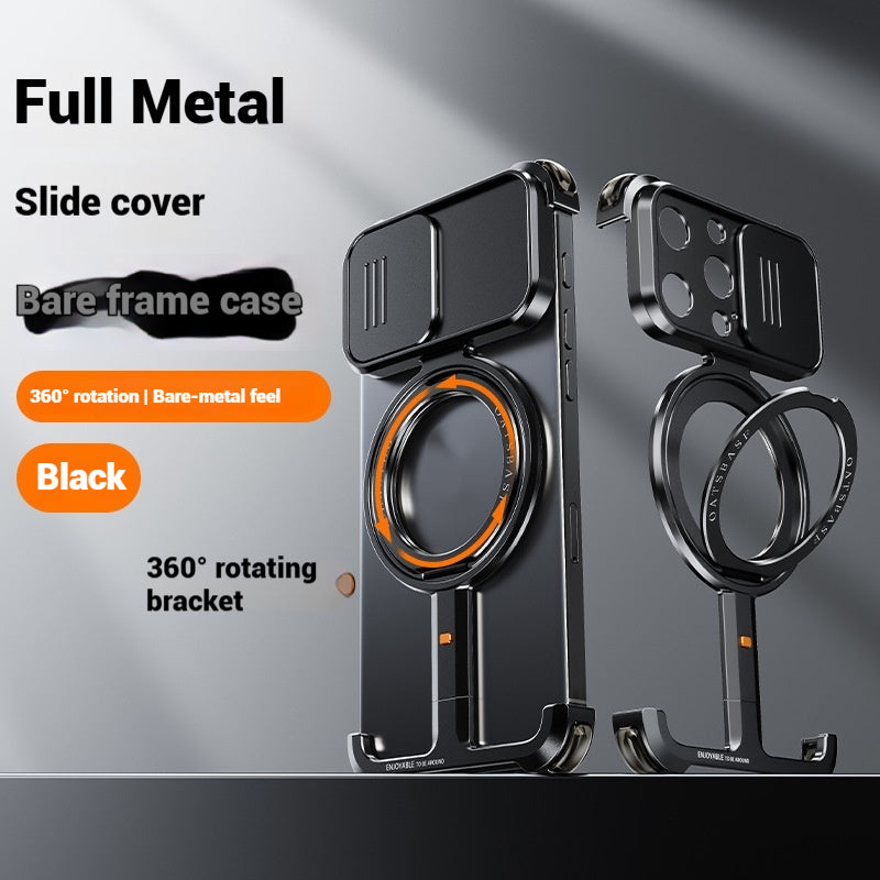 Boîtier de téléphone rotatif à 360 degrés sans lunette magnétique