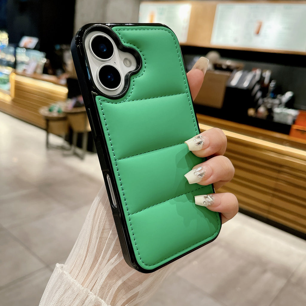 Mode Macaron Premium Jacket down Case téléphone