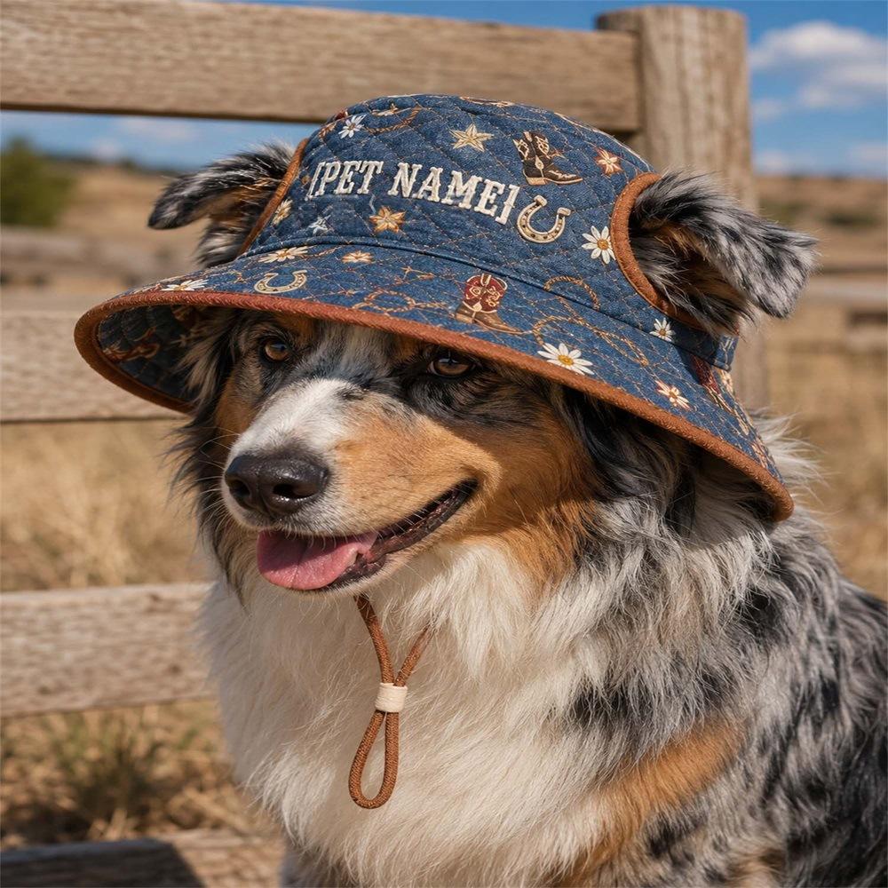 Chapeau pour animaux de compagnie en polyester matelassé
