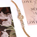 Montre bracelet ronde couleur de mode-diamant