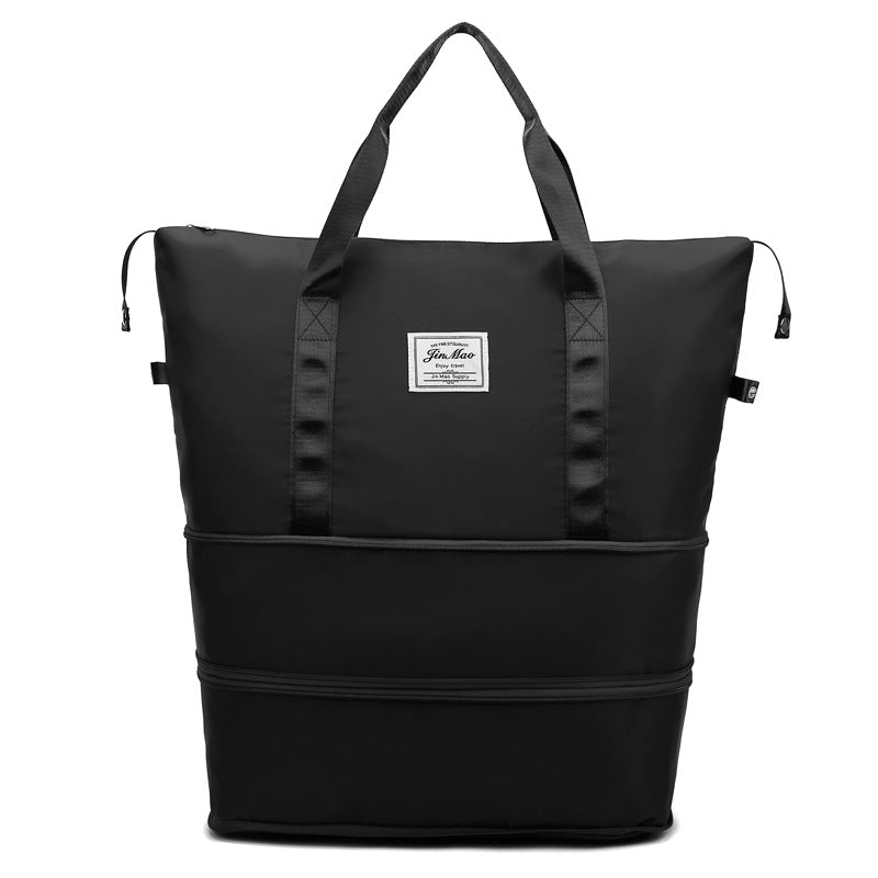 Sac de voyage Grande capacité Double expansion Portable Gym Sac à bagages étudiant Sto