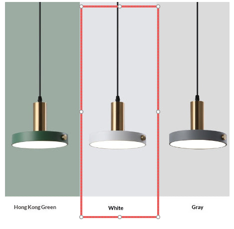 Lumière pendentif moderne minimaliste et créative avec un design unique