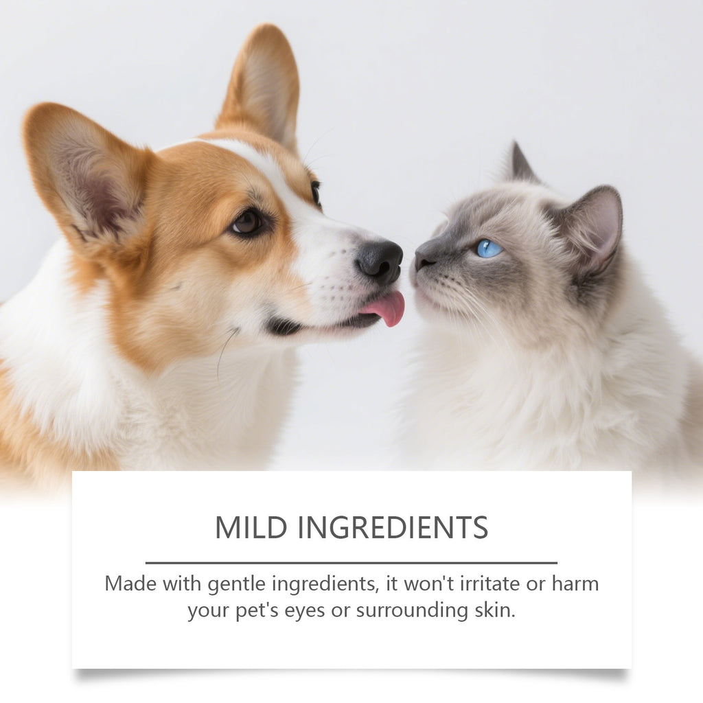 Gel hydratant pour les yeux d'animal