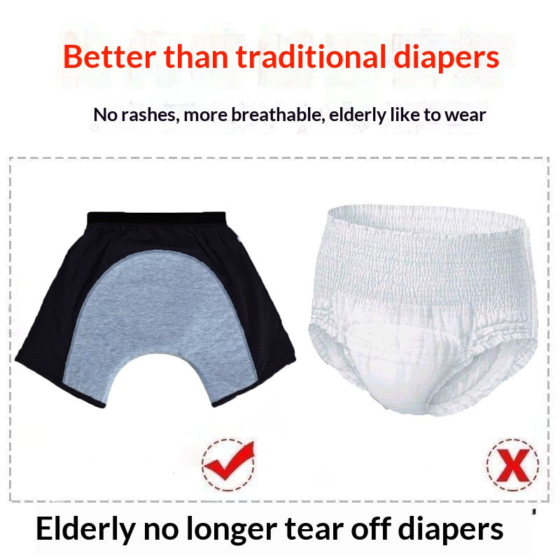 Couches d'incontinence pour adultes d'âge moyen et plus âgés Et pantalons de soin lavables