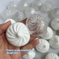 Simulation Bun à vapeur TPR Peau de boules creuses Bricolage Jouet anti-stress