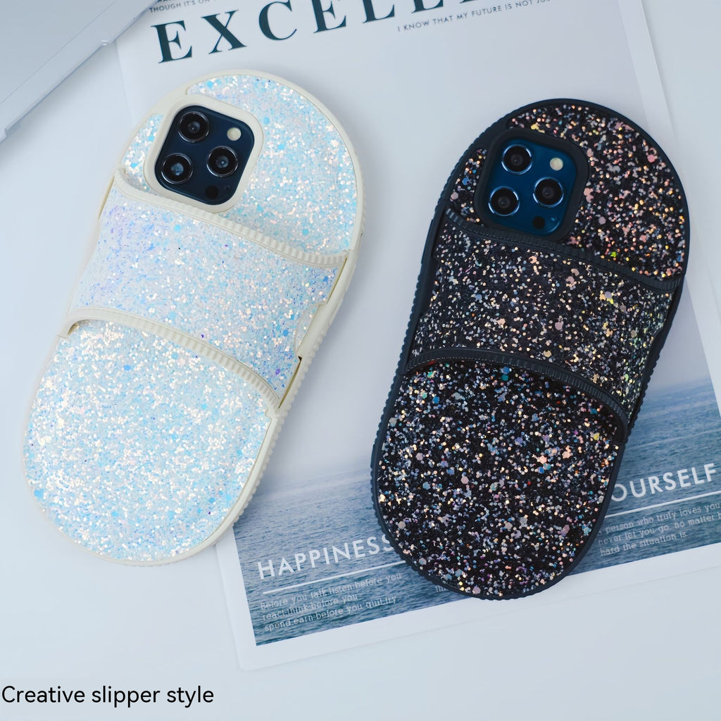 Étui téléphonique pour chaussons en Strass