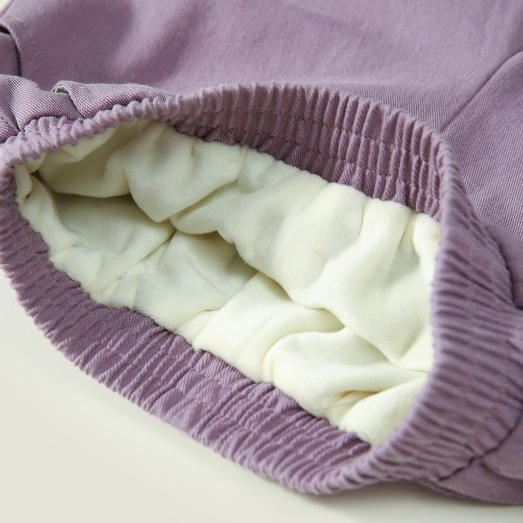 Pantalons pour enfants Jogger à jambes droites de couleur solide