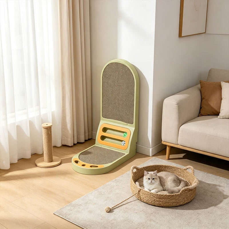 Planche à chat en forme de L - Épaisseur Pad et Lounge Bed