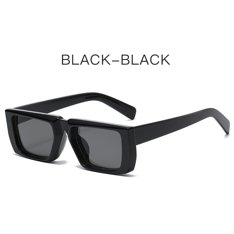 Y2K Girl Super Cool Street Shooting UV-proof Lunettes de soleil en forme spéciale