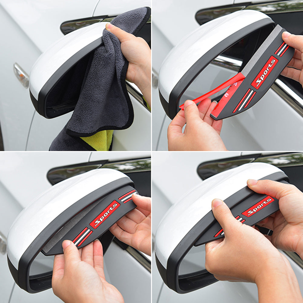 Rétroviseur de voiture Miroir imperméable Et sourcils