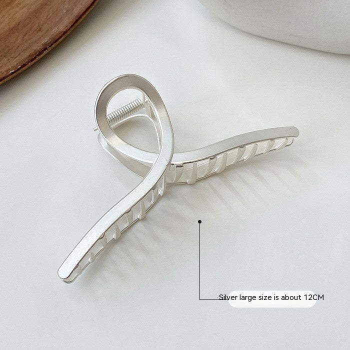 Claw simple Large Shark Clip Coiffure en métal
