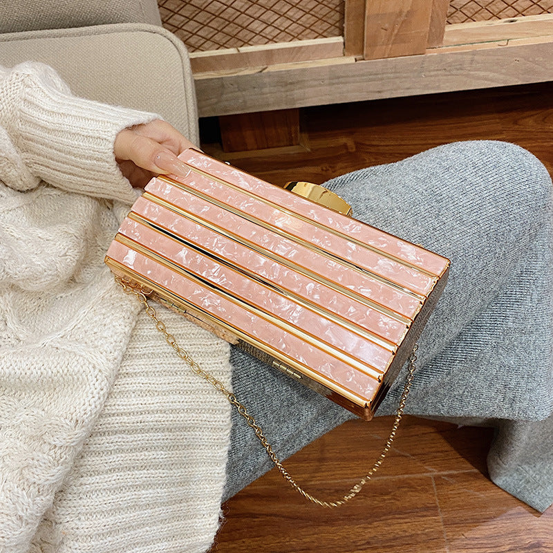 Sac de soirée en acrylique haut de gamme pour femmes