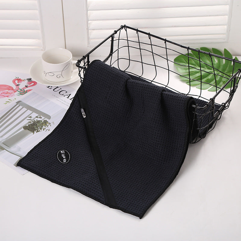 Microfibre ananas Zipper Sport serviette extérieur