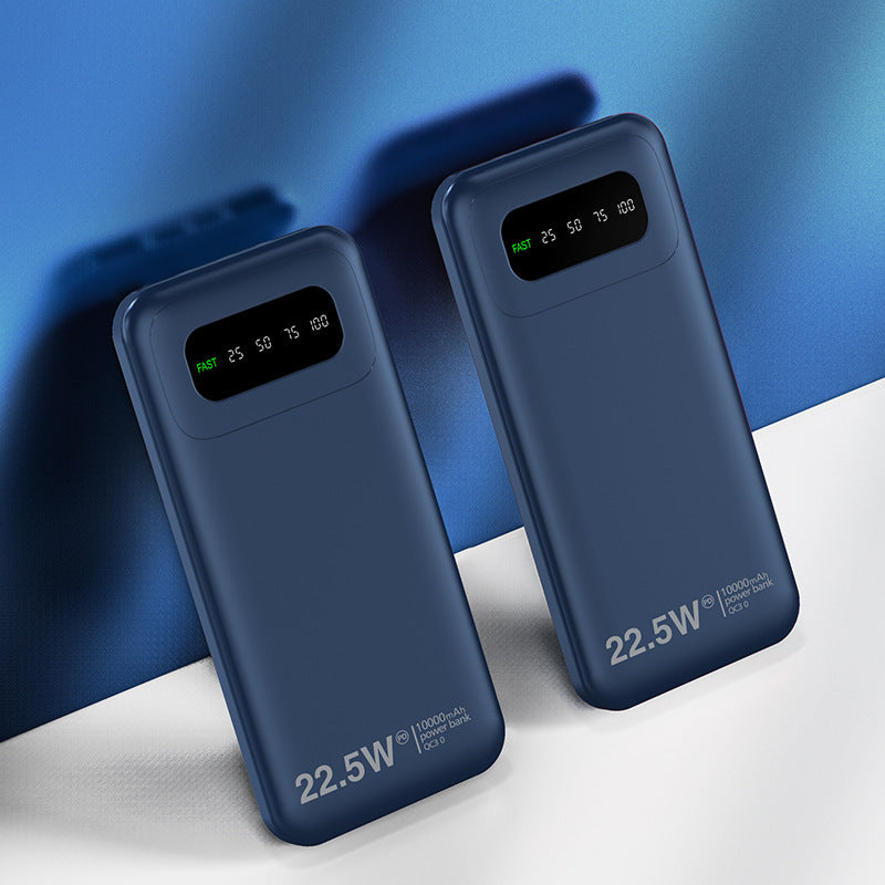 Charge rapide Grande capacité 20000 MA Banque d'alimentation d'affichage numérique pour téléphone mobile
