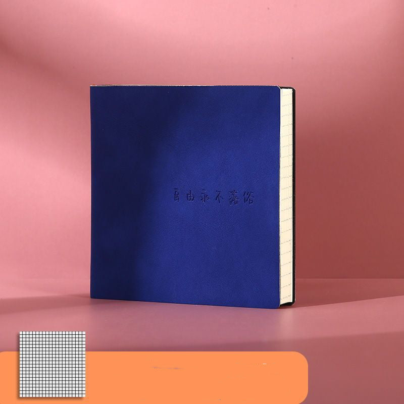 Carnet de notes carrées Livre de journal de surface en cuir en mesh