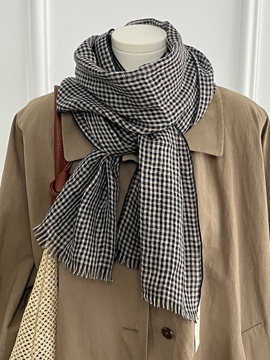 Women's Long Striped Scarf Shawl