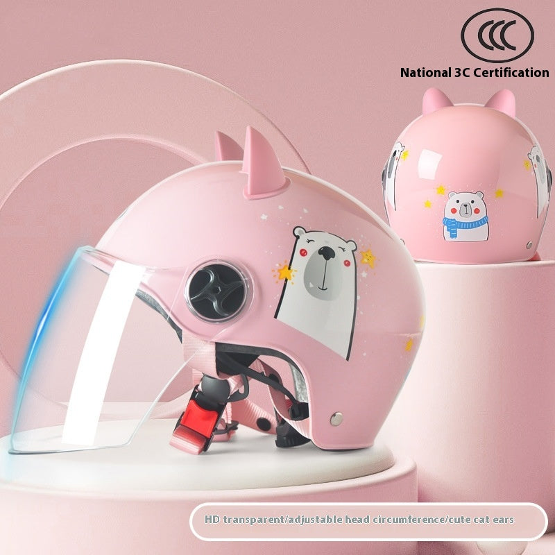 3C Certifié Casque pour enfants Garçons Summer Girls Electric Car