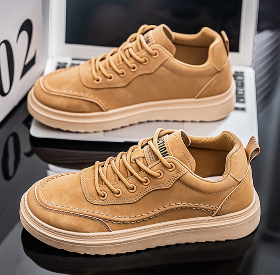 Sneakers de plate-forme respirant pour hommes