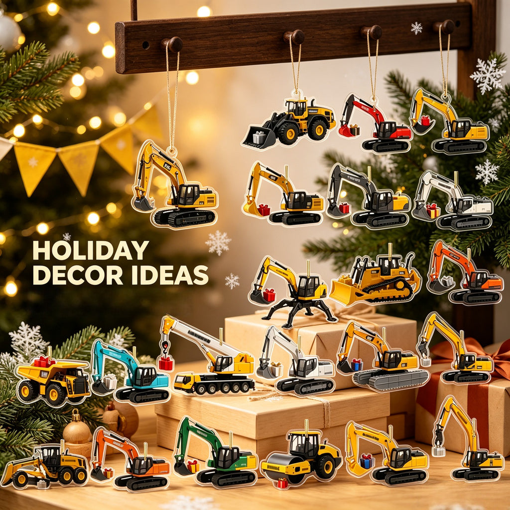 Ornement de Noël Countdown Blind Box Excavator