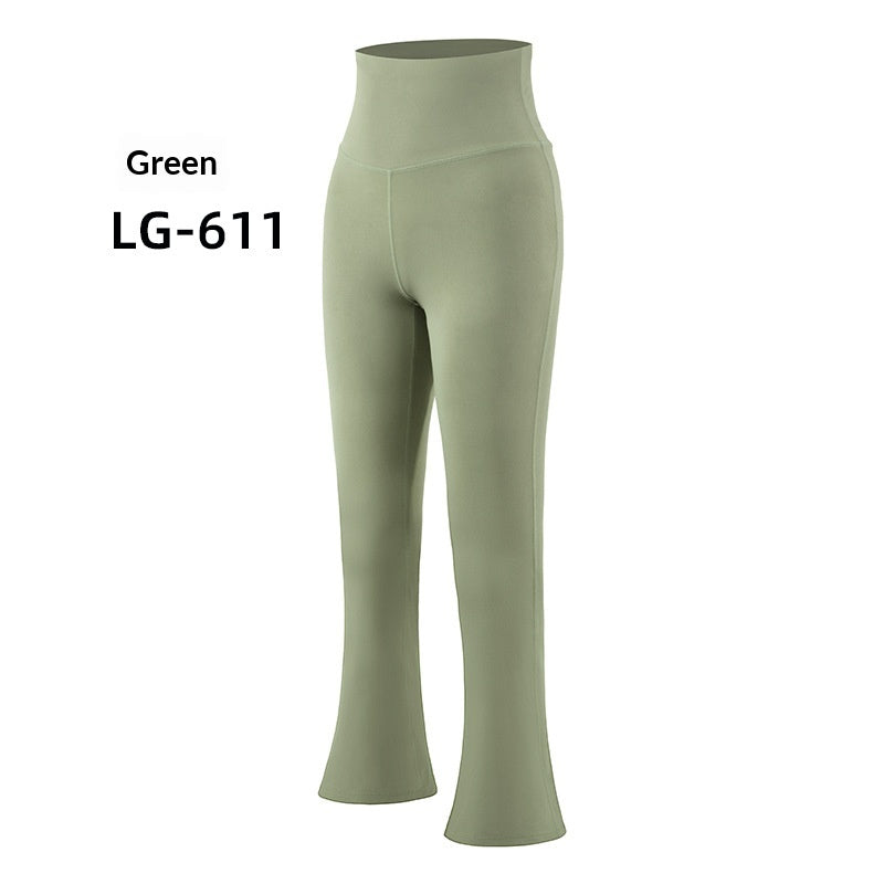 Pantalons de remise en forme avec jambes larges Slimming quand le vêtement de dessus convient pour le style extérieur