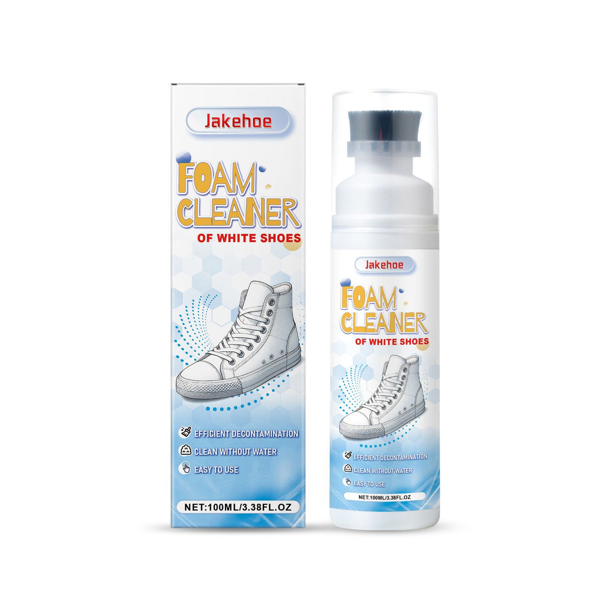 JAKEHOE Blanc nettoyant de chaussures liquide