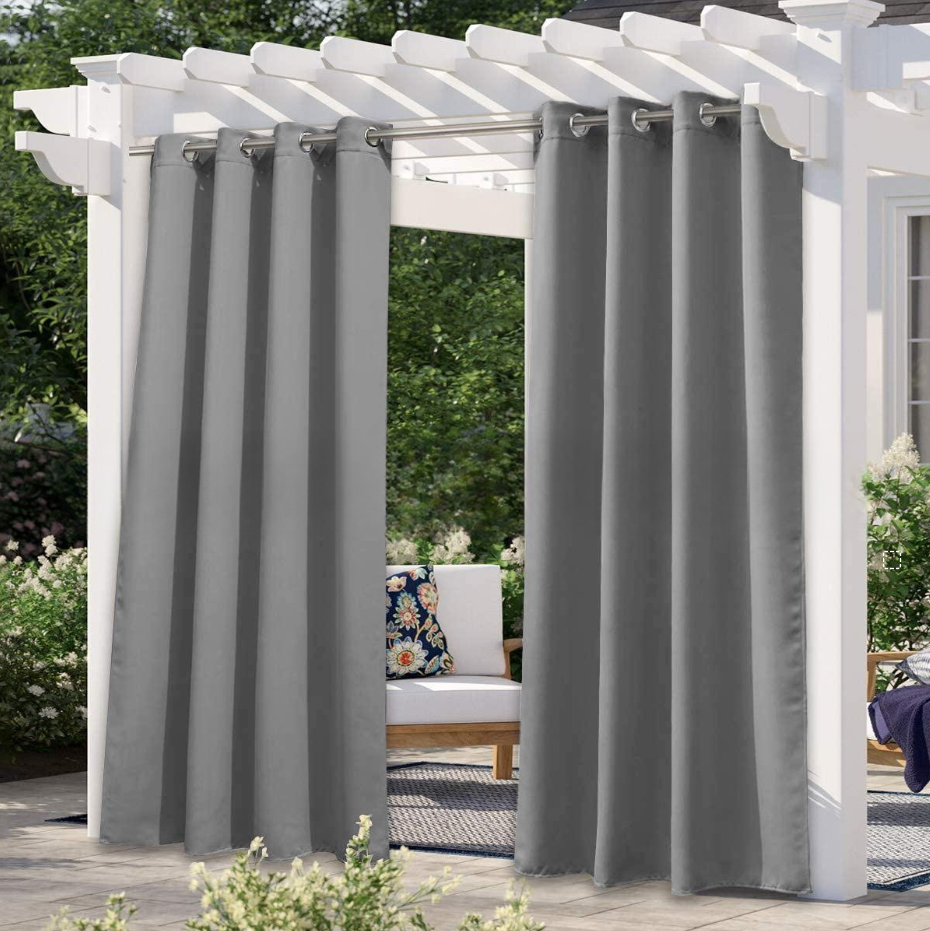 Solid Color Outdoor Waterproof et protection solaire Protection UV Haute précision soie noire