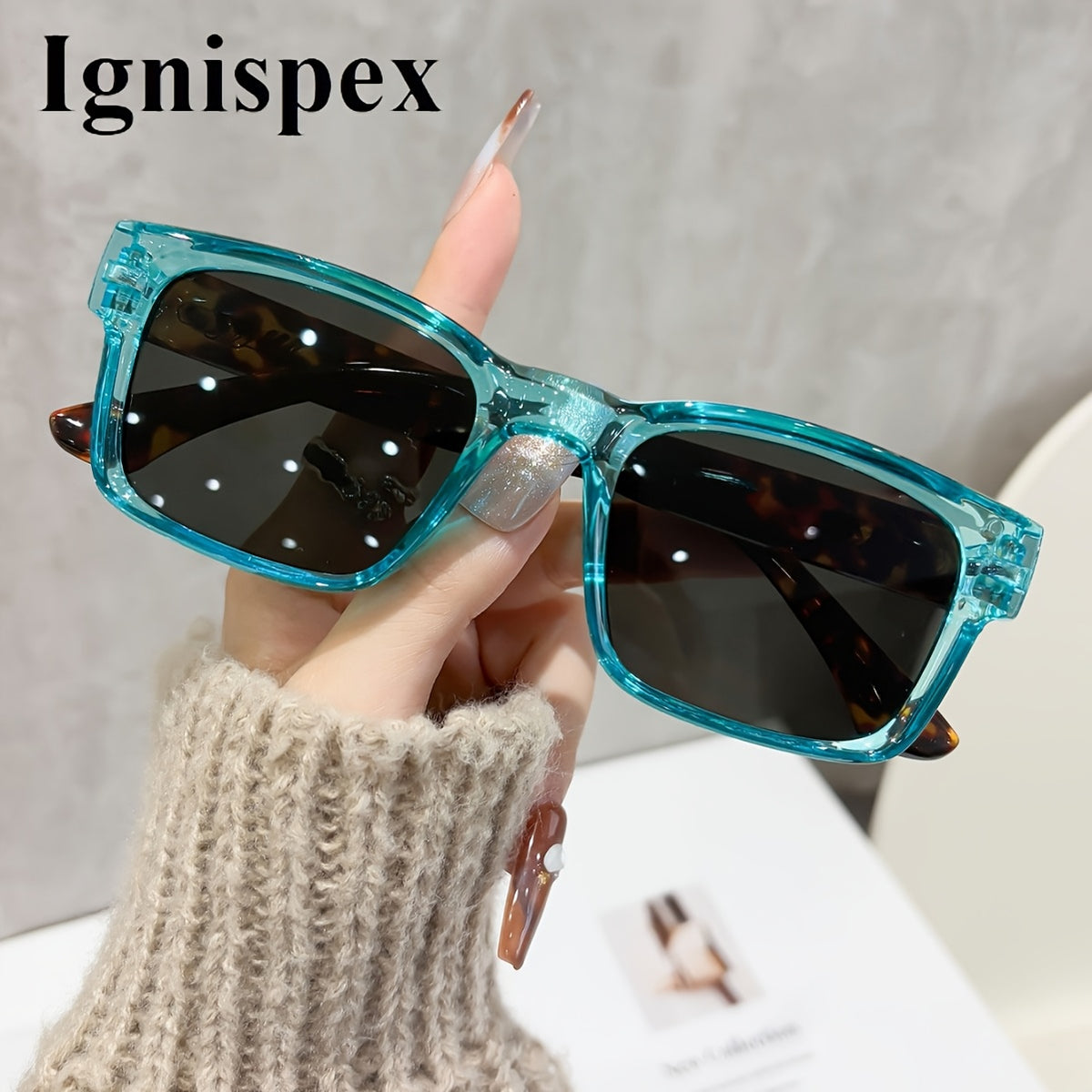 Minimalist Retro Square Shades Lunettes de soleil de mode légère pour toutes les occasions