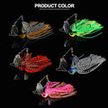 Rotation Composite Sequin Head Heavy Beard Guy Bionic Hard Bait Bass Crochet