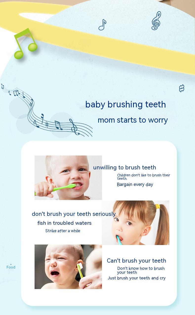 Guide musical de brosse à dents intelligente pour enfants