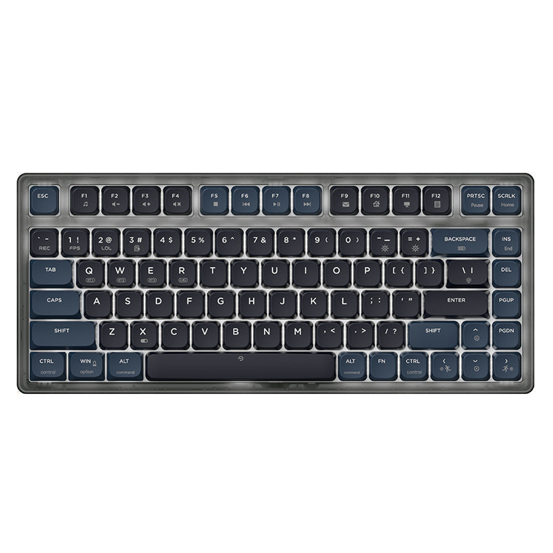 Ajazz AK832PRO écran couleur filé Bluetooth 24 3 modes porte-clés mécanique