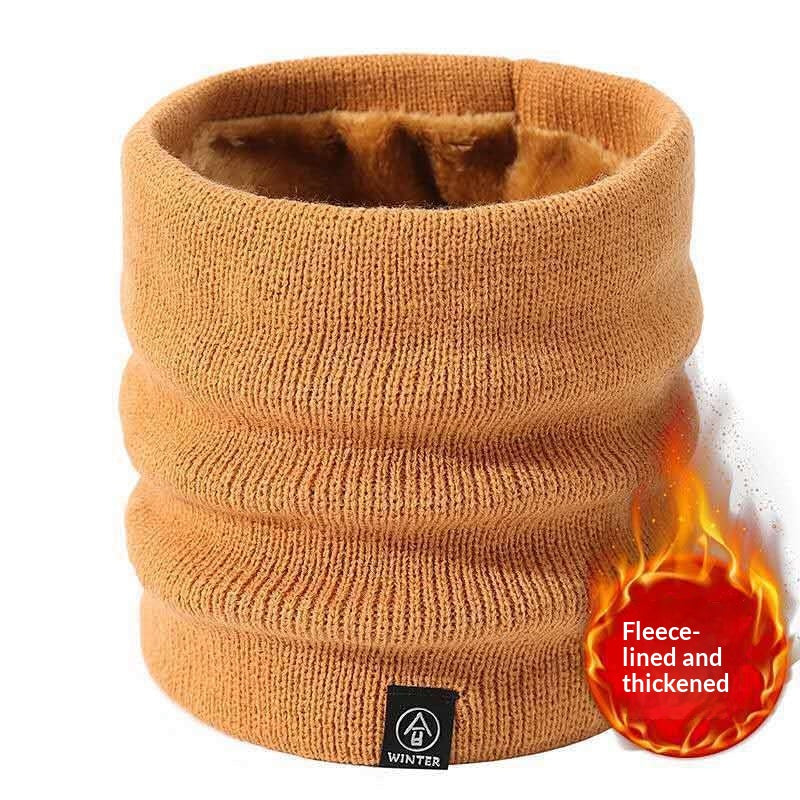 Écharpe de cou de laine polyvalente épaissée pour tour cervical