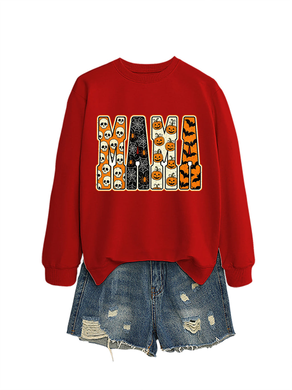 Hoodie d'Halloween pour femmes avec araignée de crâne et Jack-o-lantern Designs
