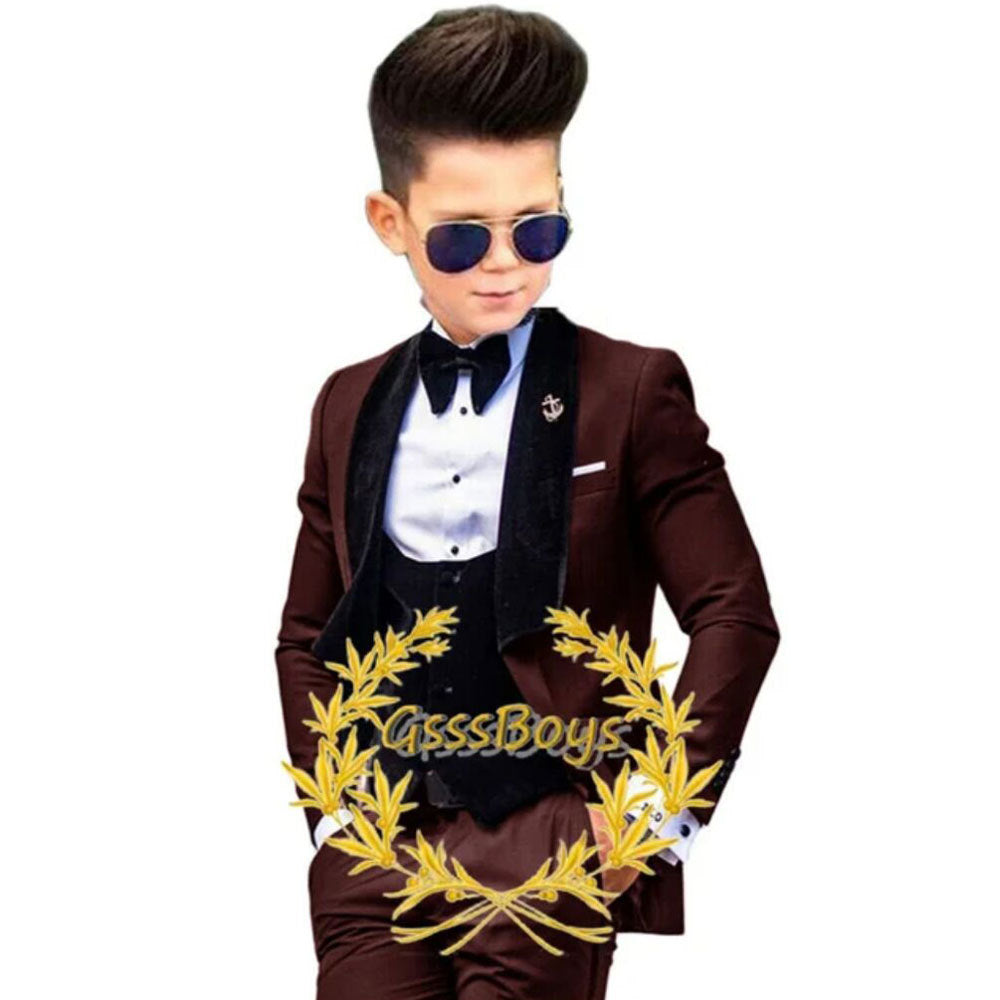 Costume simple pour garçons occasionnels de mode