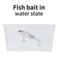 5pcs 1set 13g 10cm Top Crayon d'eau Lure de pêche Aile dure avec boucle tournante flottante pour
