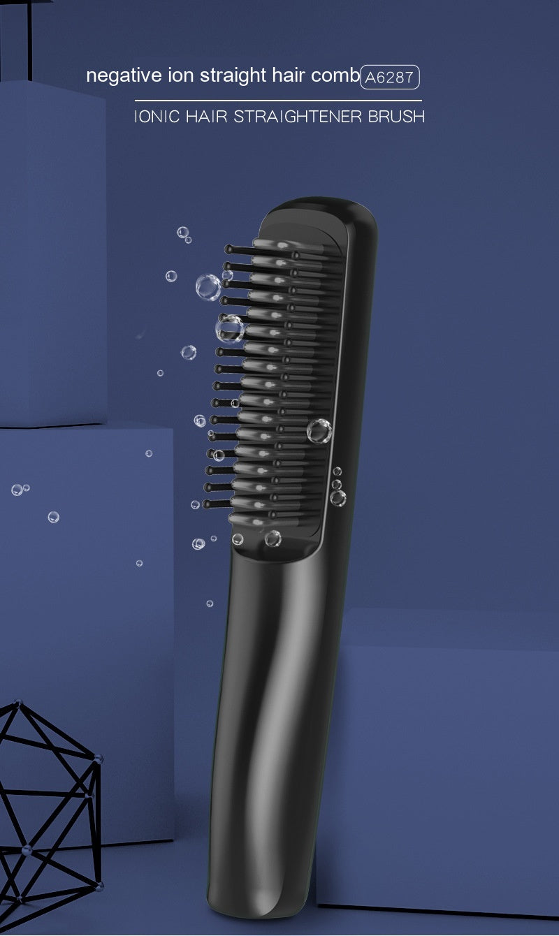 Charge sans fil Anion Comb droit Usb Charge pour le curling ou le redressage