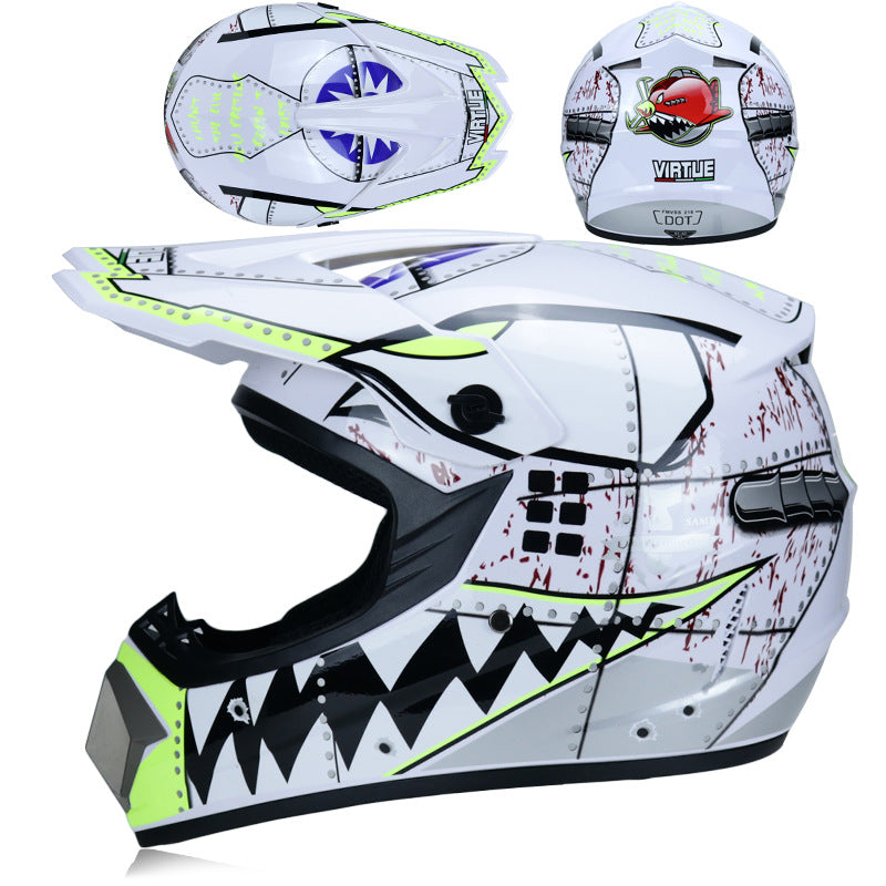 Casque hors route Moto Petit casque hors route