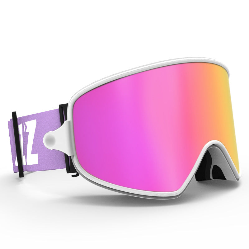 Lunettes de ski de vision nocturne de myopie aimant