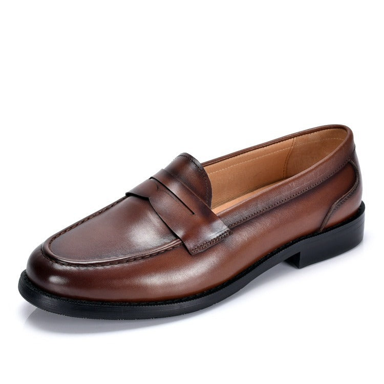 Hommes style britannique Vintage Slip-on Low-cut Loafers