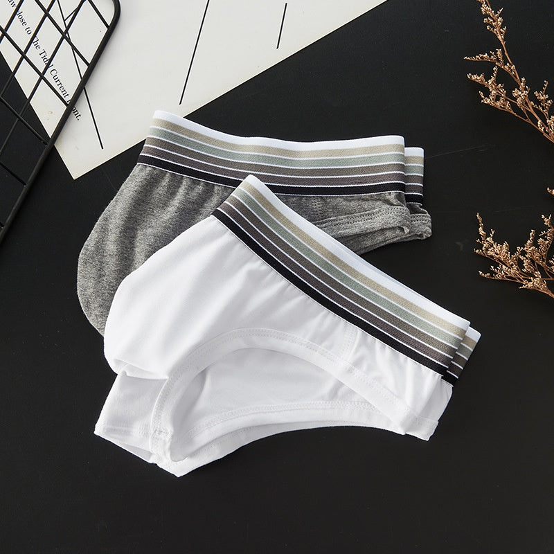 Sous-vêtements homme rose clair Basse taille Sexy Fashion Trend Coton Mince