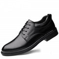 Mulin Sen Chaussures de forme en cuir d'été en taille extra-large