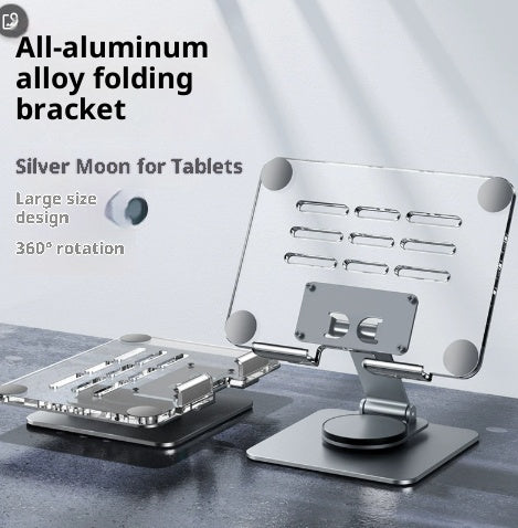 Support plat en alliage d'aluminium Téléphone de bureau Tous les supports métalliques