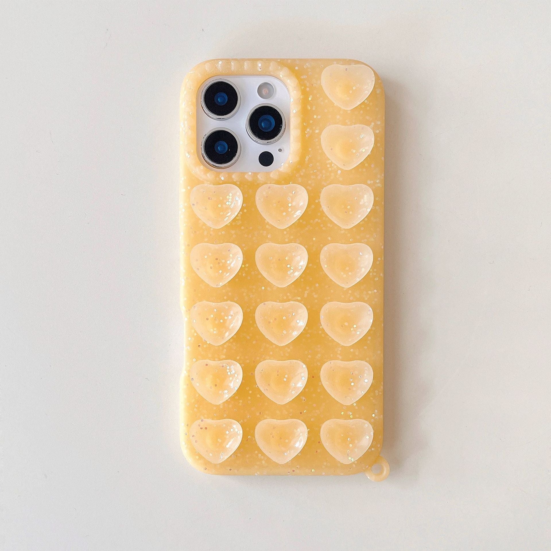 L'amour-thème Glitter Suction Cup cas téléphone approprié pour