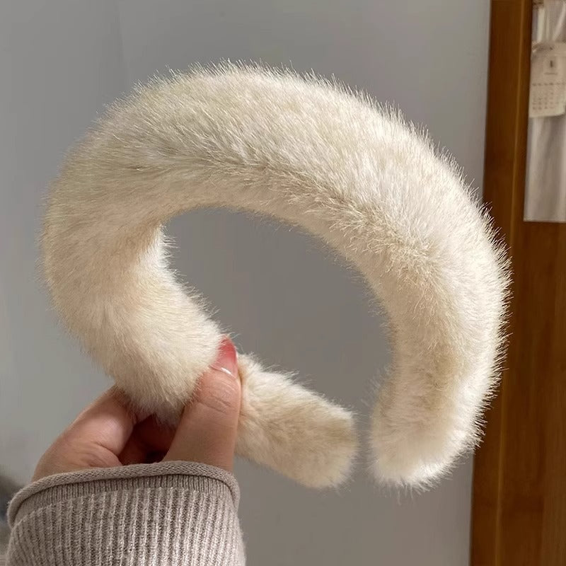 Maillard Fluffy bande de cheveux de haute qualité coiffure visage lavage fixateur cheveux large-brimmed haute Skul